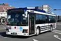 新塗装のノンステップバス