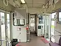 KT-100形 KT-101車内運転台周り。