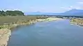 錦町・相良村木綿葉橋から上流方向