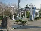 旧荒川大橋のトラス部分（2012年撮影）
