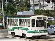 旧系統記号時代の1200形(1201・1204号)