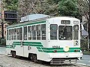 旧系統記号時代の1200形(1201・1204号)