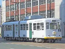 西日本鉄道1001形(熊本市交通局譲渡後、2007年時)