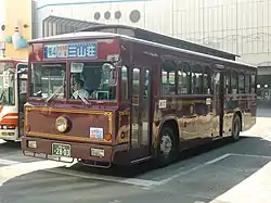 1993年に1台導入されたレトロ調バス
