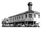 かつて千畑町にあった熊本市消防署(1955年)