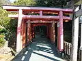 奥宮へ続く鳥居