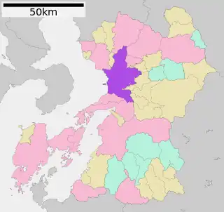 熊本市位置図
