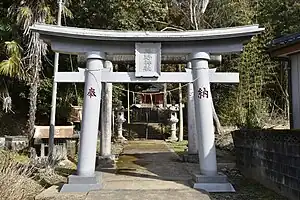 熊野神社（行方市島並）の鳥居