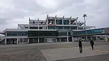 (久米島空港ターミナルビル制限区域側)