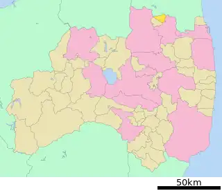 国見町位置図
