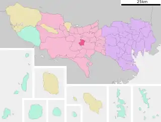 国立市位置図
