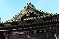 拝殿の西側妻（2016年11月13日撮影）