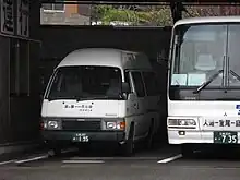 呉市倉橋地区生活バスの車両藤の脇 - 長谷線（当時）の車両（2007年）
