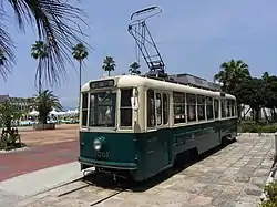 伊予鉄道より戻った1000形1001号車 2008年7月24日