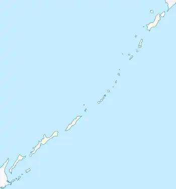 色丹島の位置(千島列島内)
