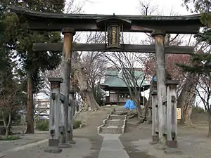 現在の栗田城跡