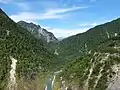 ダムからの景色