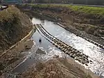 谷本川との合流点