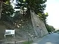 蜜柑丸から望む月見櫓跡