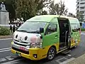 北部定期便協同バスの車両トヨタ・ハイエース