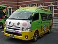 南部シャトル便協同バスの車両トヨタ・ハイエース