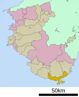 串本町位置図
