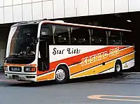 社名変更と同時に導入されたカラーリング（スターライト釧路号）