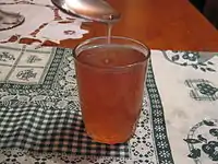 ウクライナのクロスグリのキッセル(飲料)