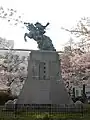 湊川公園の楠木正成像