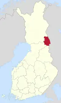 クーサモの位置の位置図