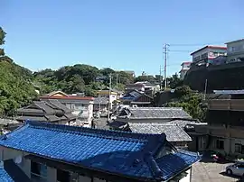 国崎町中心部(2011年9月)