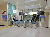 中央のりかえ口（2022年12月）