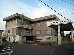旧京ヶ瀬村役場(現阿賀野市役所京ヶ瀬支所)