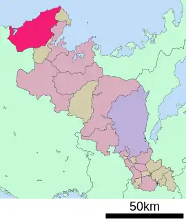 京丹後市位置図