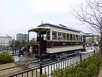 27梅小路公園。リチウムイオン電池動力に改造後。