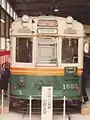 旧烏丸車庫に保存されていた頃の1605（1982年6月1日撮影）