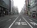 四条烏丸交差点から西側の風景