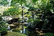 御内庭に架かる土橋
