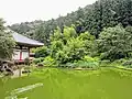 庭園「虚空園」のバン字池