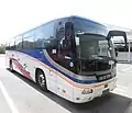 2014年導入の大型車日野QRG-RU1ASCAセレガ(JBUS)