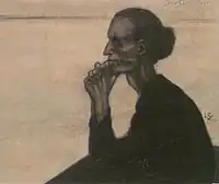 Vissersvrouw nadenkend, 1901