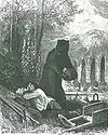 「熊と庭好き男」
