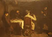 ギュスターヴ・クールベL’Après-dîner à Ornans