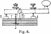 構造図の一例。この図ではばねはつまみと反対側にあり、コイルばねになっている。