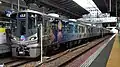 大阪駅に停車する当該編成
