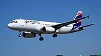 エアバスA320-200（写真はLATAM アルヘンティナ機）