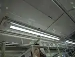 クハ8063のLED車内照明