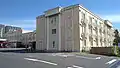 駐車場出入口から