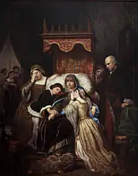 『イサベル・デ・ポルトゥガルの狂気』(1855)、