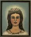 「La fille de Jaïrus(ヤイロの娘)」 - Hélène Smith 1913年 油彩、キャンバス